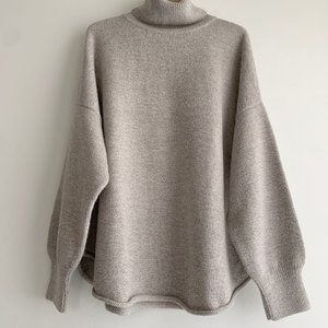 NWOT / Never Worn!  Lauren Manoogian Dovetail Turtleneck in 'MARL' - Size 3